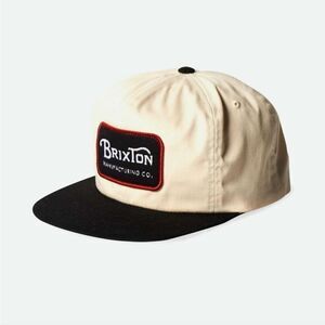 Brixton Cream and Black Hat